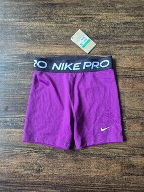 Girls XL Nike Pro Shorts Purple New With Tags